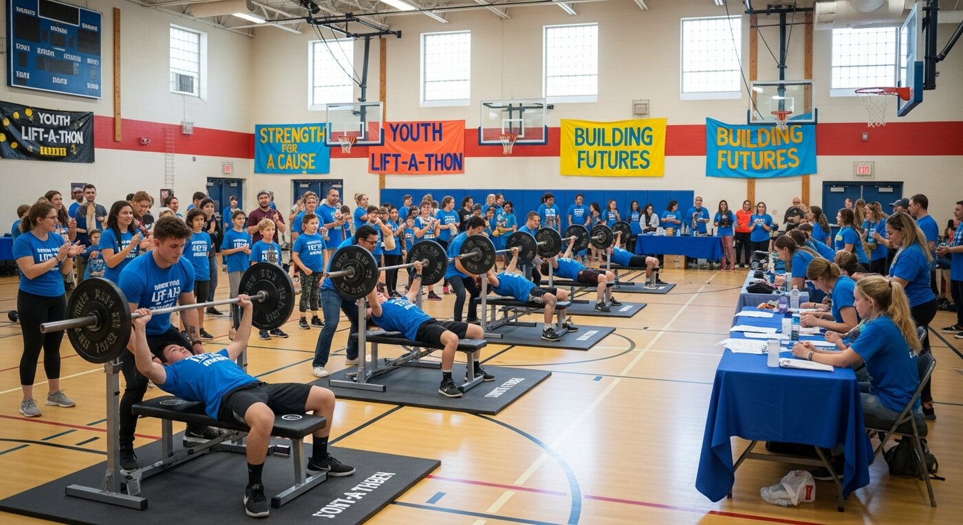 Lift-a-thon fundraising event